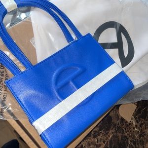 Telfar bag small blue